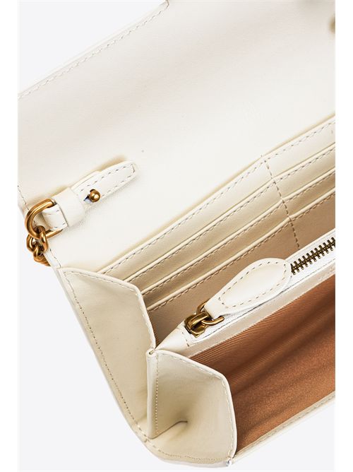 Portafoglio a tracolla piccolo Love Bag in pelle PINKO | 100062A0F1/Z14Q